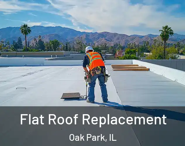  Flat Roof Replacement Oak Park, IL