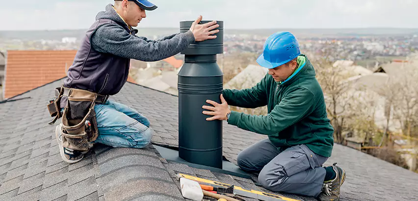 Chimney Flashing Replacement for Storm Damage in Oak Park