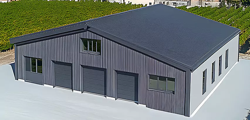 Corrugated Garage Roof Repair in Oak Park