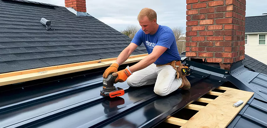 Metal Barn Roof Replacement in Oak Park