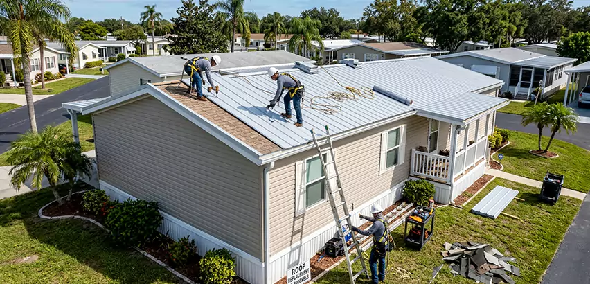 Mobile Home Metal Roof Replacement in Oak Park
