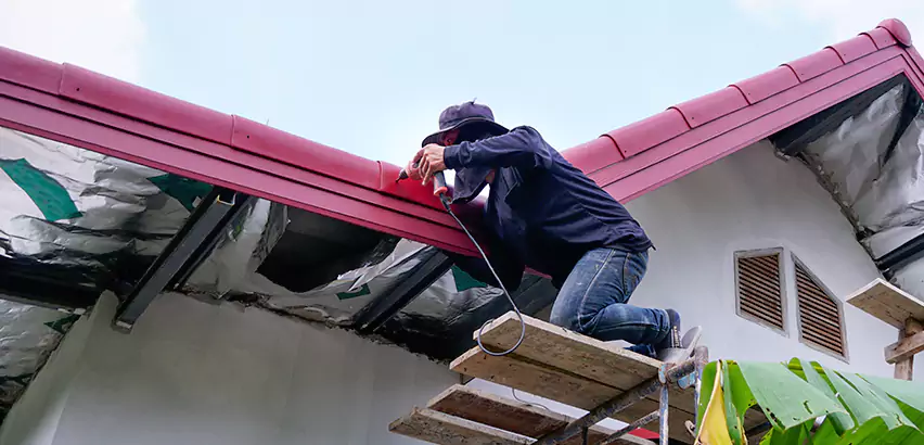 Residential Wind Damage Roof Repair in Oak Park